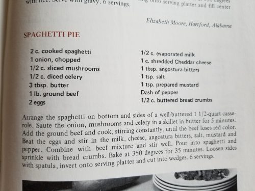 6th Annual Pieathalon – Spaghetti Pie – a precursor to Humphrey Bogart ...